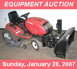 Equipment Auction, Sunday, January 28, 2007