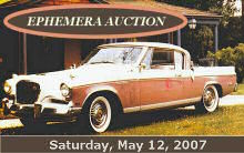 Ephemera Auction on 5/12/07