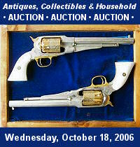 Antiques, Collectibles & Household Items Auction, Wendesday, October 18, 2006